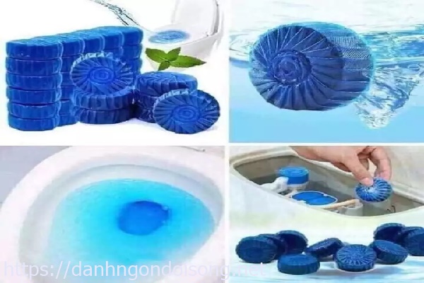 Sử dụng viên xả bồn cầu