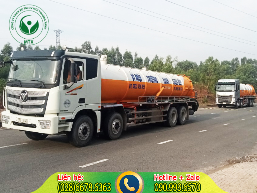 Dịch vụ cho thuê xe bồn hút chất thải