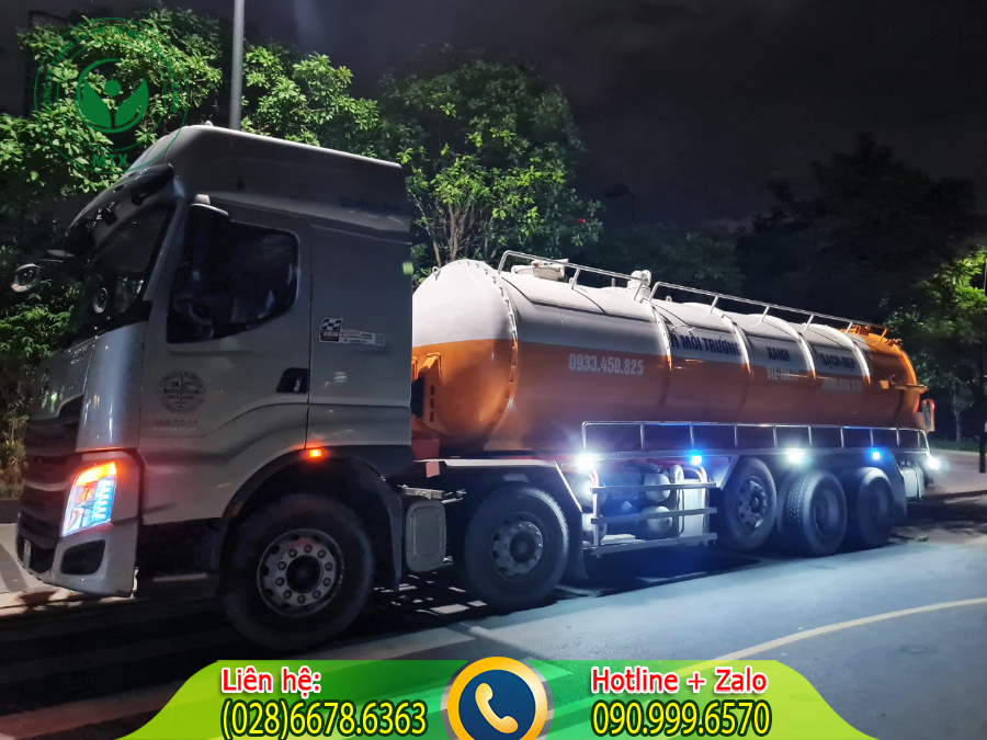 Dịch vụ cho thuê xe bồn hút chất thải với mức giá cạnh tranh nhất thị trường