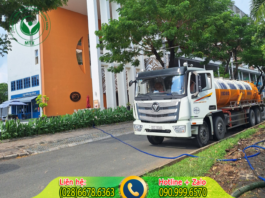 Dịch vụ cho thuê xe bồn hút chất thải Môi Trường Xanh uy tín hàng đầu