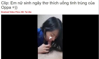 [CÓ LINK] Clip bé Vy 2k7 uống sữa đặc cùng bạn trai cực dâm đãng