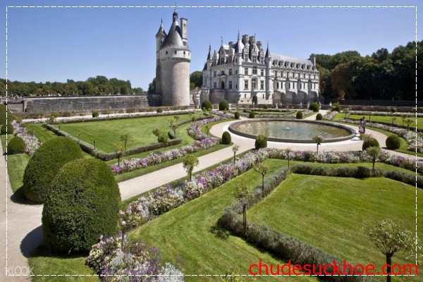 du lịch pháp ở Chateau de Chenonceau