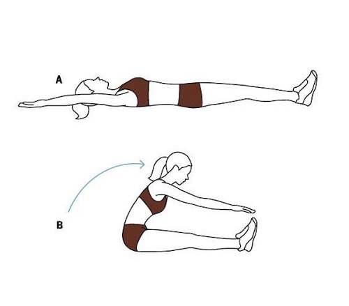 Bài tập giảm mỡ bụng dưới động tác 2