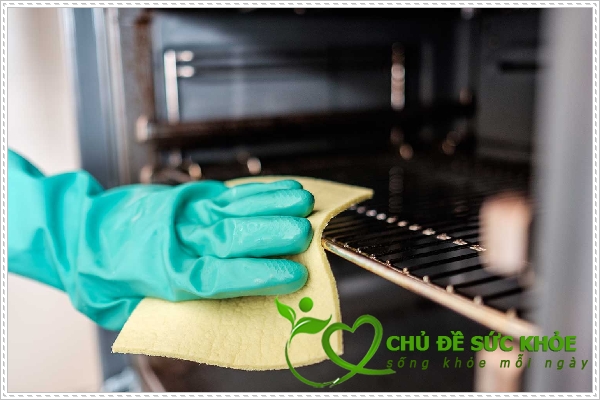 cách pha chất tẩy rửa lò nướng cho bà bầu