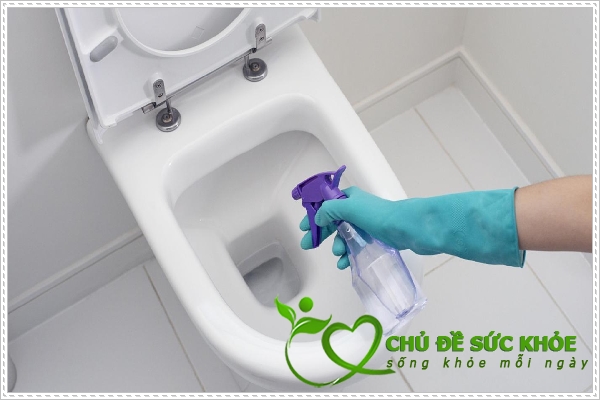 pha chất tẩy rửa bồn cầu an toàn cho bà bầu