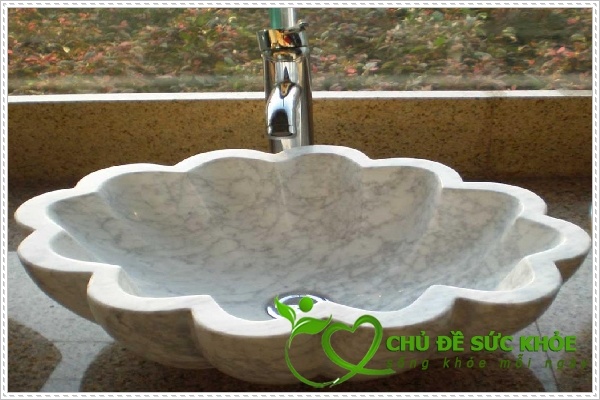 Bồn rửa mặt đá cẩm thạch