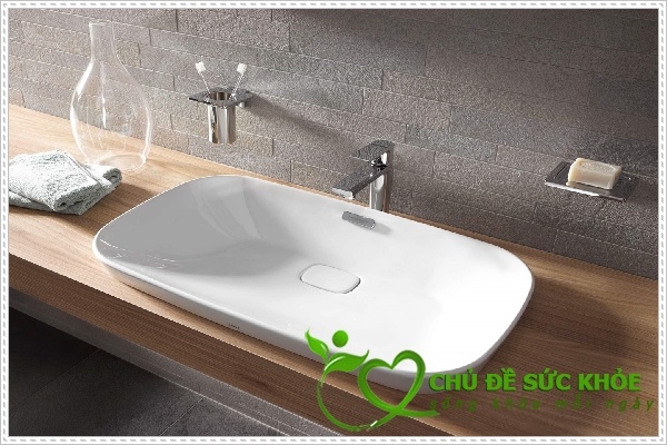 Bồn rửa mặt với thiết kế độc đáo