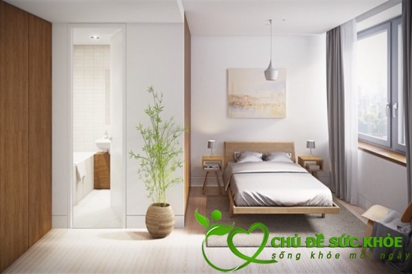 xây nhà vệ sinh trong phòng ngủ