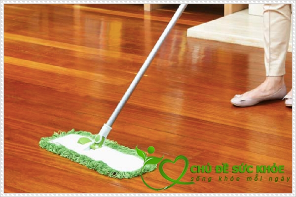 Cách vệ sinh sàn nhà gỗ