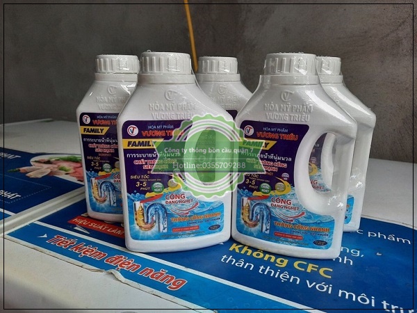 Hóa chất thông cống Family.