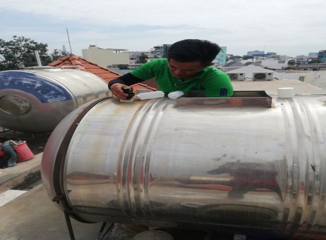 Vệ sinh bồn nước inox huyện Củ Chi uy tín