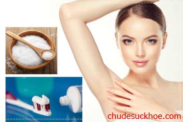 Kem đánh răng giúp tẩy lông nách dễ dàng