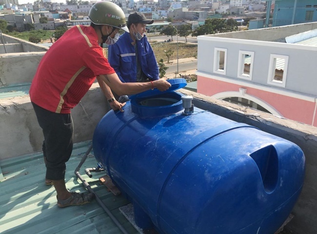 dịch vụ vệ sinh bồn nước quận Gò Vấp